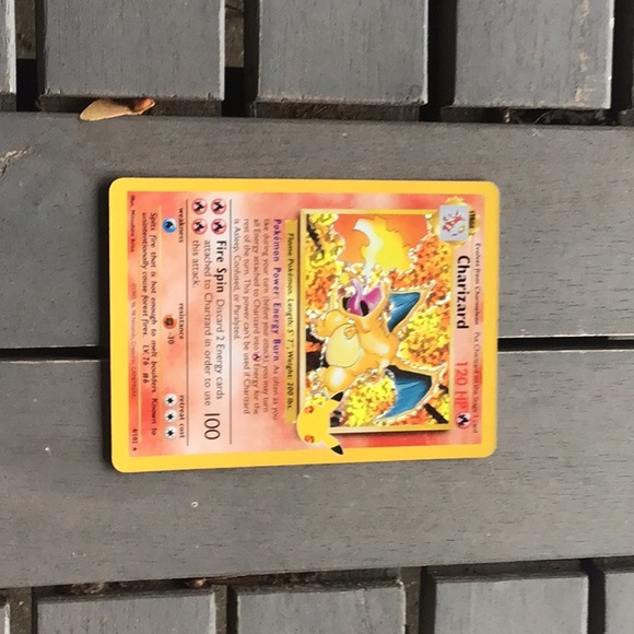 I am selling a first edition 25th anniversary charizard Pokémon card
